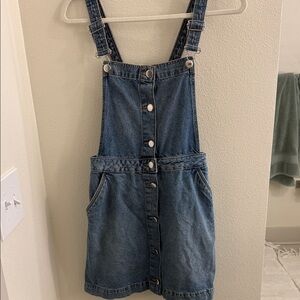Blue Denim Women's Overall Dress